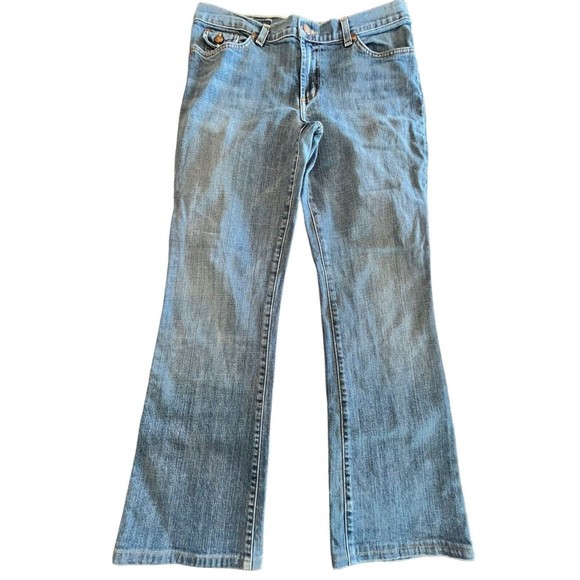 David Kahn Jeans Womens Lauren Boot Cut Blue Size 8 Made in USA - Picture 1 of 11